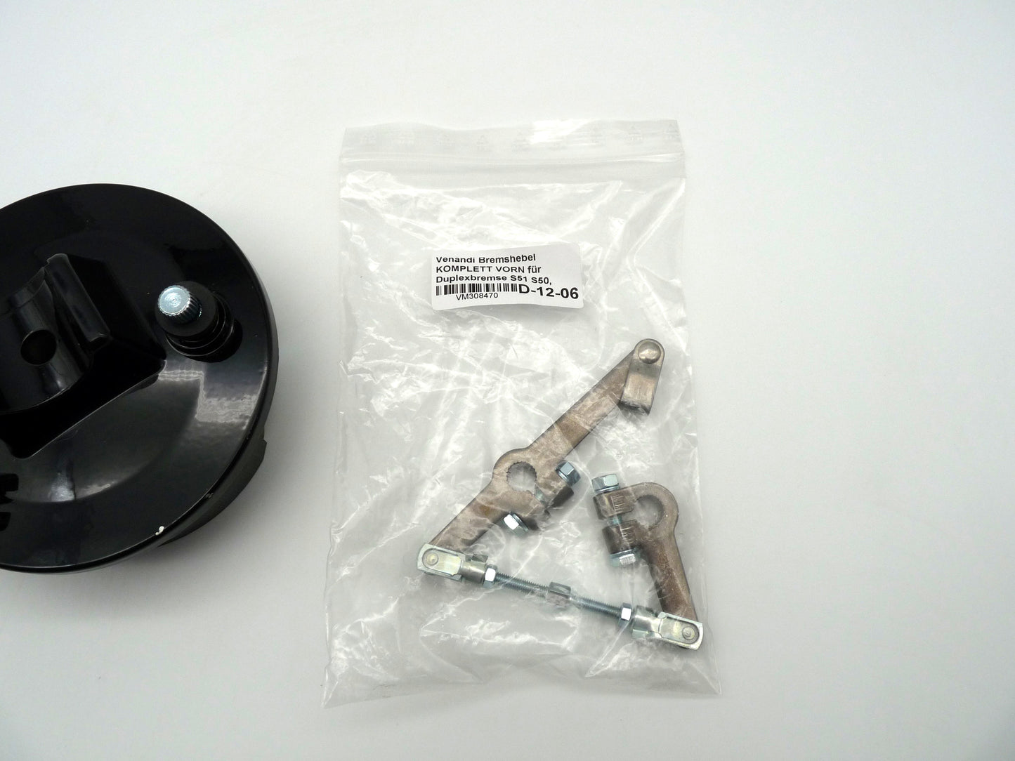 Simson VM Duplex Bremsschild vorn schwarz S51, S50, SR50, S53