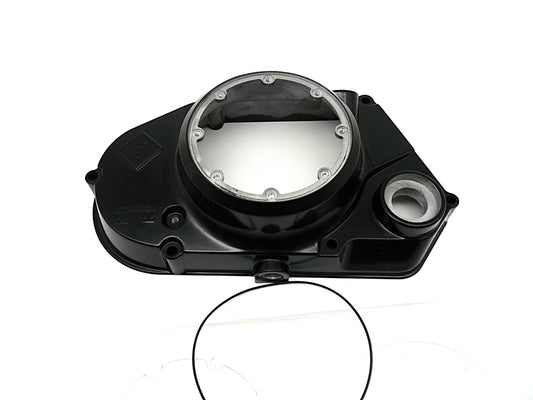 Simson Kupplungsdeckel SCHWARZ mit Sichtfenster für S51, SR50, KR51/2 gewölbt mit Verschluss