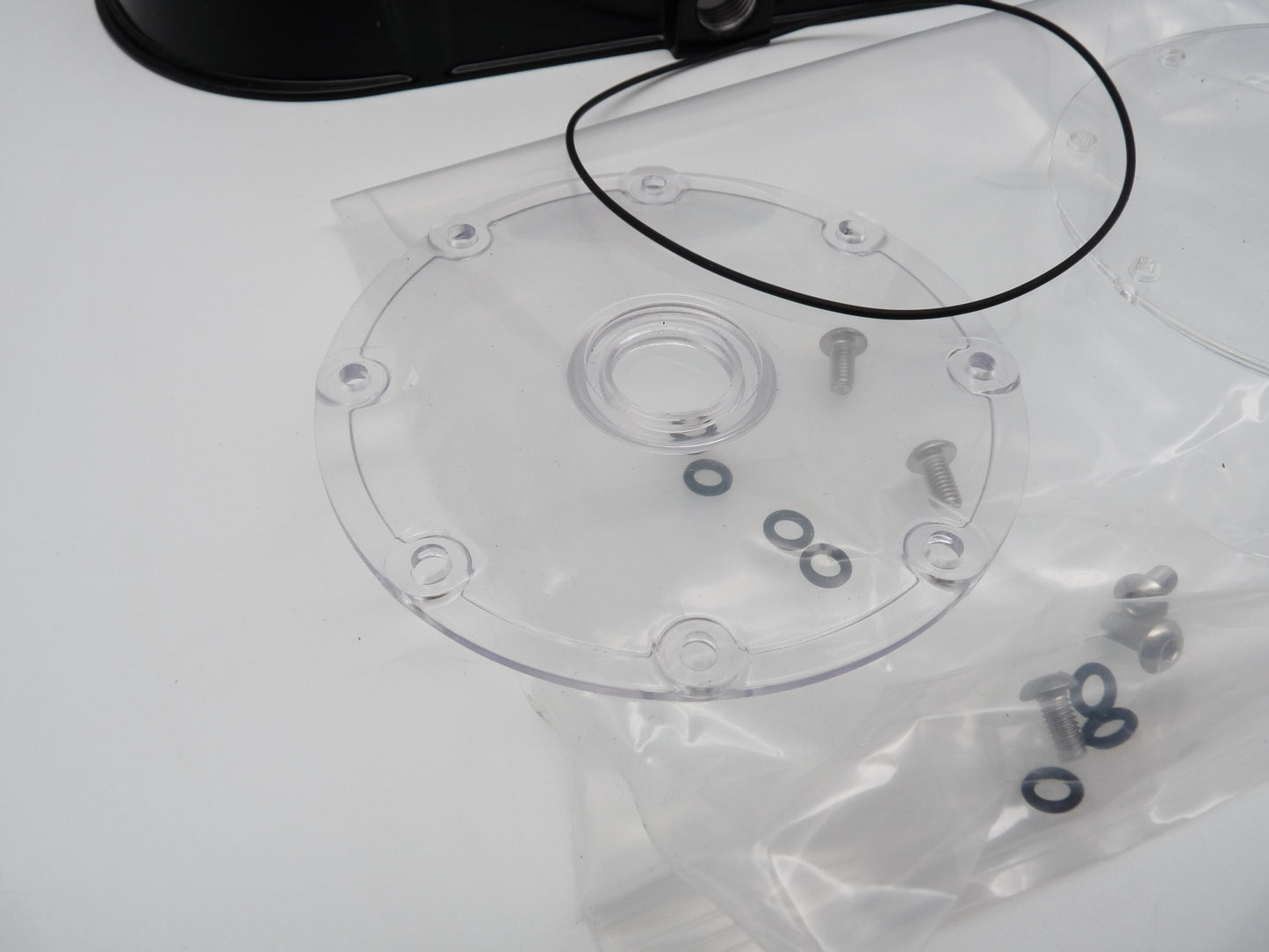 Simson Kupplungsdeckel SCHWARZ mit Sichtfenster für S51, SR50, KR51/2 gewölbt mit Verschluss